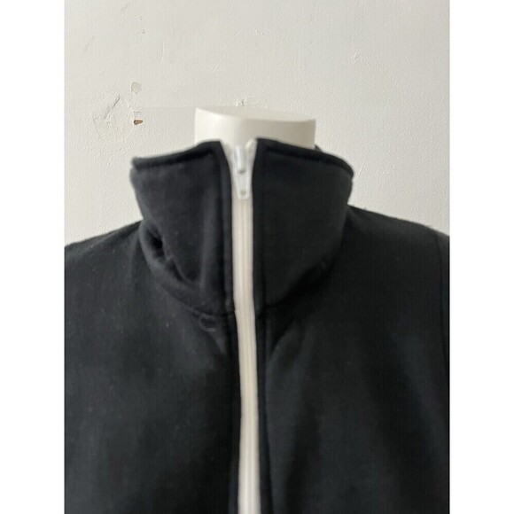 Vintage USA Olympics Yellow Black White Stripe Zig Zag Pattern Jacket Size Med - Picture 3 of 11